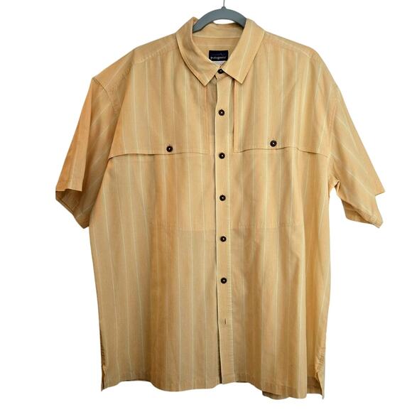 Patagonia Men’s XL‎ Organic Cotton Short Sleeve Button Down Shirt - Picture 2 of 6